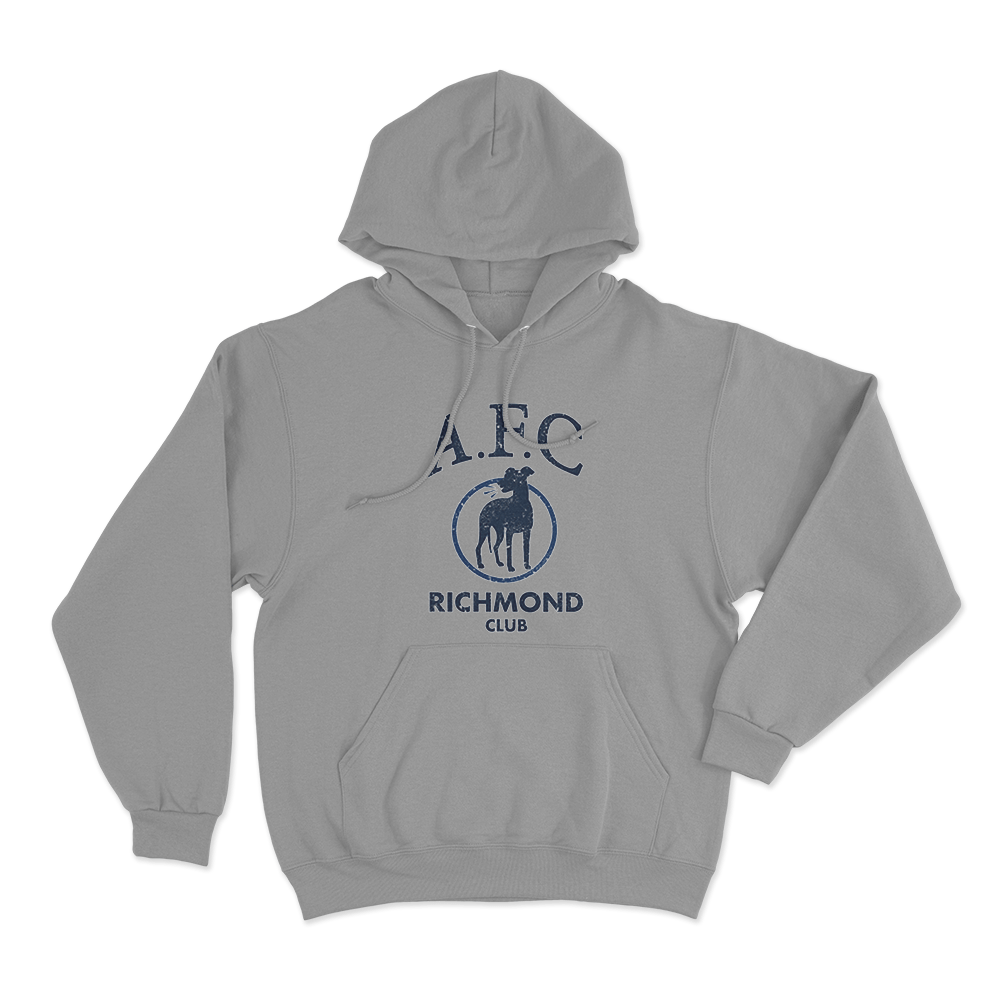 A.F.C Richmond Club Unisex Hoodie Grey A.F.C Richmond Club Unisex Hoodie Grey