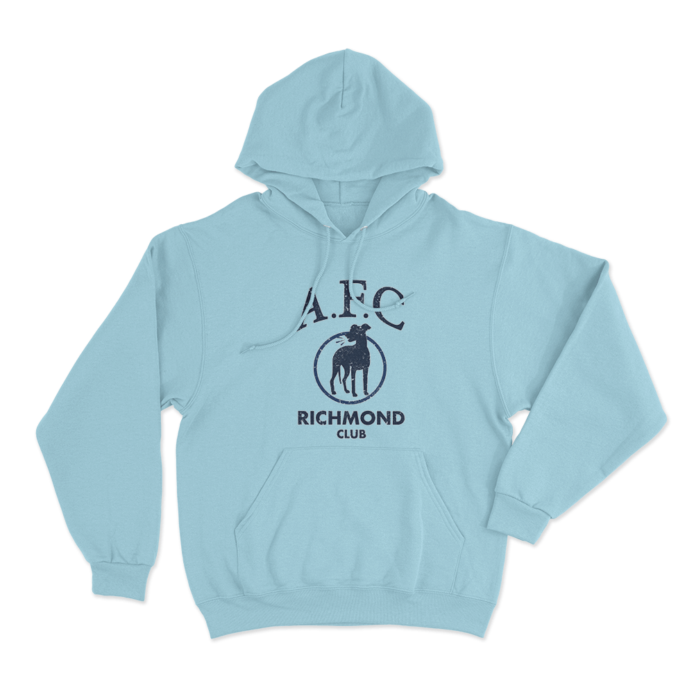 A.F.C Richmond Club Unisex Hoodie Sky Blue A.F.C Richmond Club Unisex Hoodie Sky Blue
