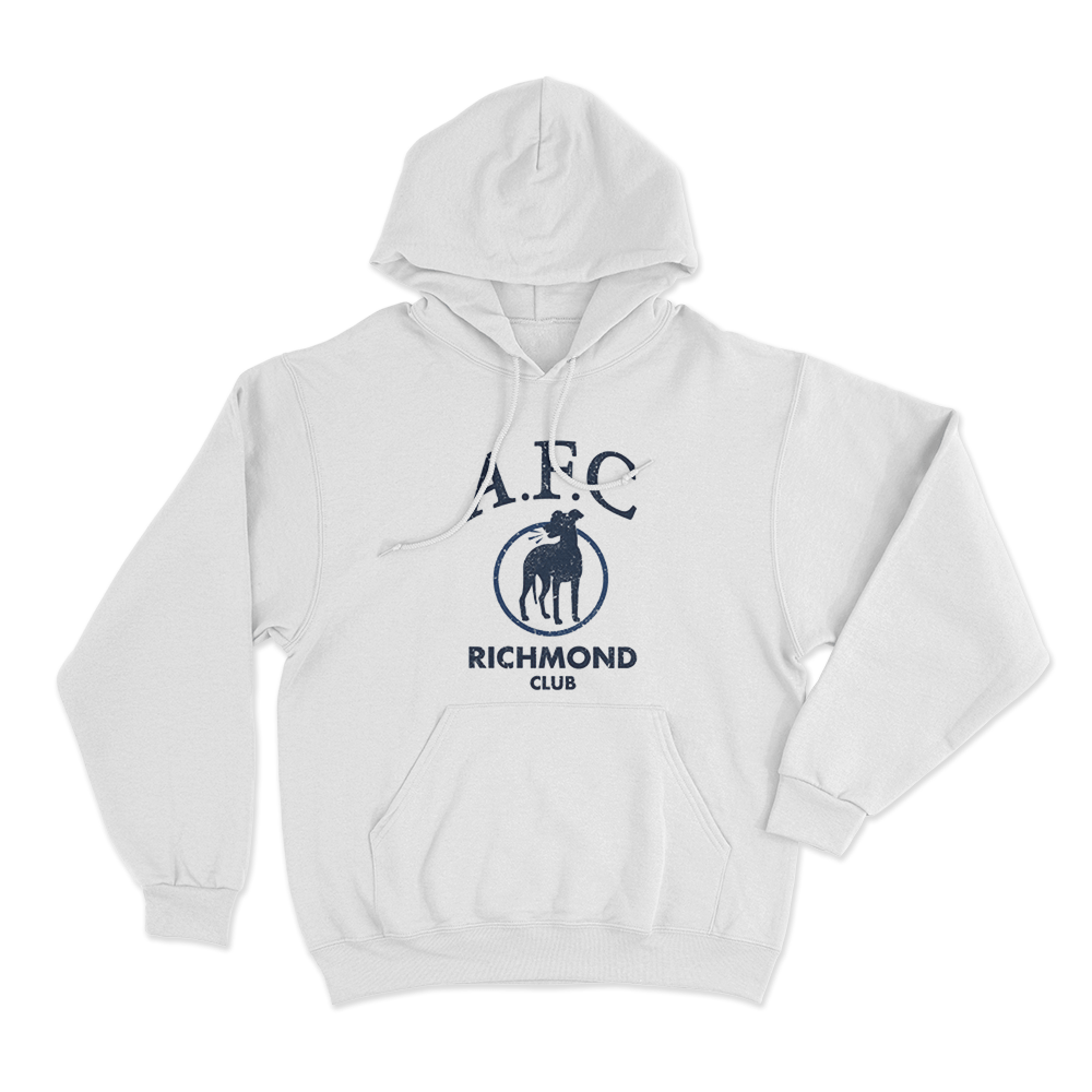 A.F.C Richmond Club Unisex Hoodie White A.F.C Richmond Club Unisex Hoodie White