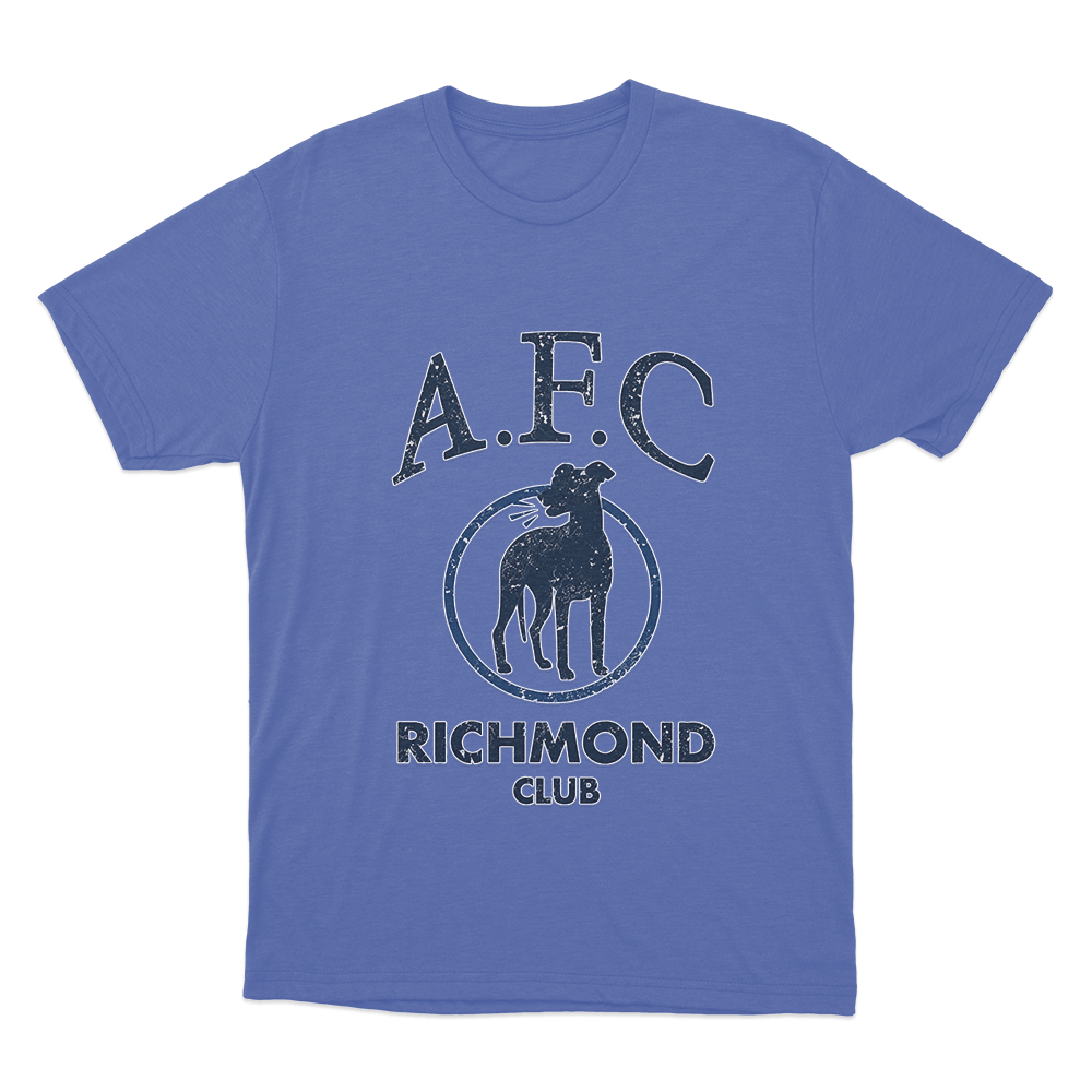 A.F.C Richmond Club Unisex T Shirt Blue A.F.C Richmond Club Unisex T Shirt Blue