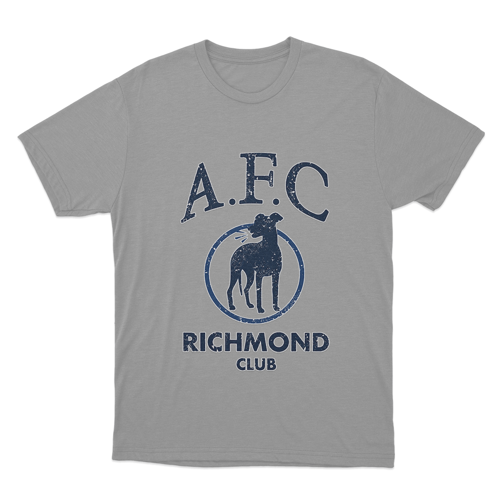 A.F.C Richmond Club Unisex T Shirt Grey A.F.C Richmond Club Unisex T Shirt Grey
