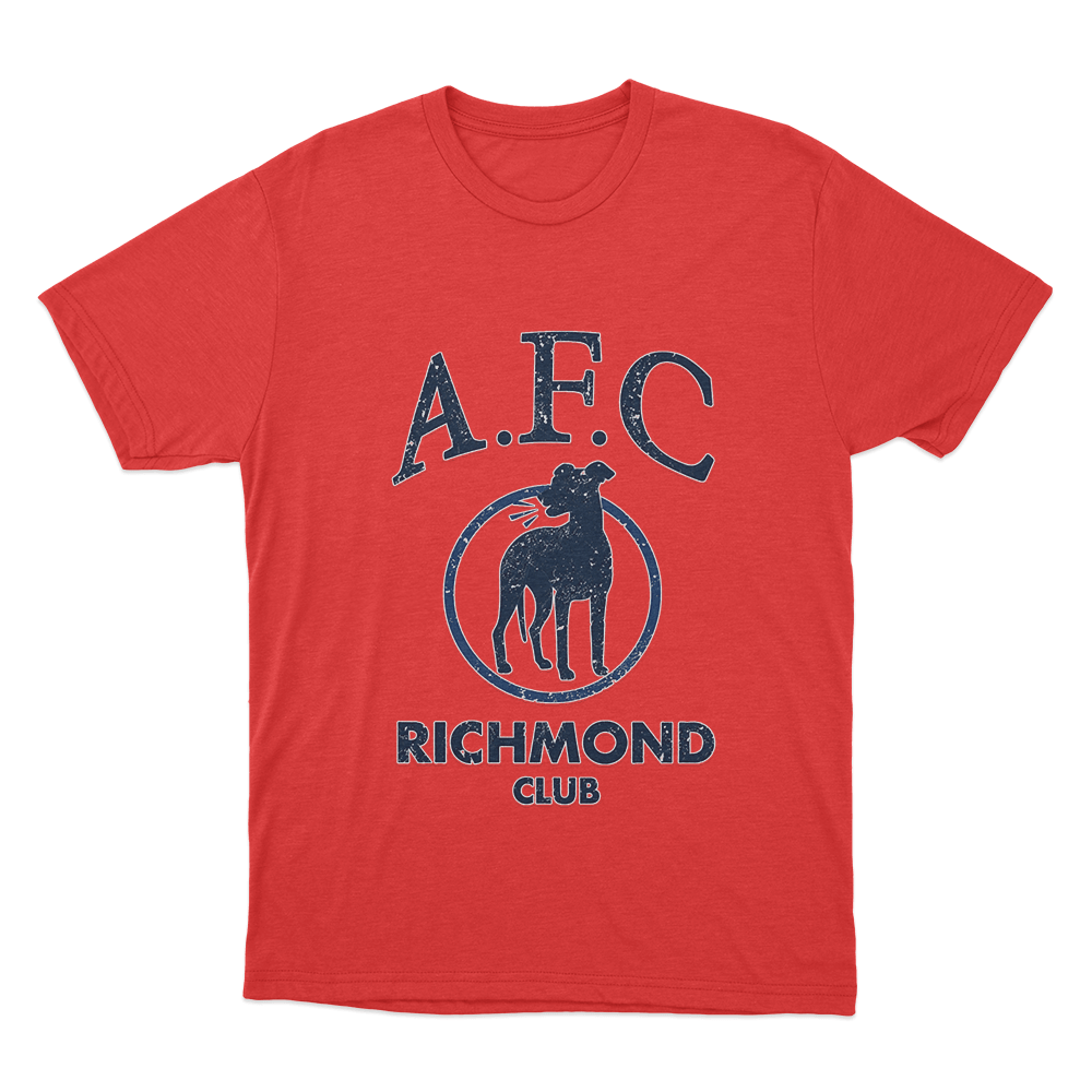 A.F.C Richmond Club Unisex T Shirt Red A.F.C Richmond Club Unisex T Shirt Red