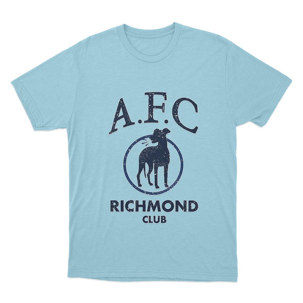 A.F.C Richmond Club Unisex T Shirt Sky Blue A.F.C Richmond Club Unisex T Shirt Sky Blue