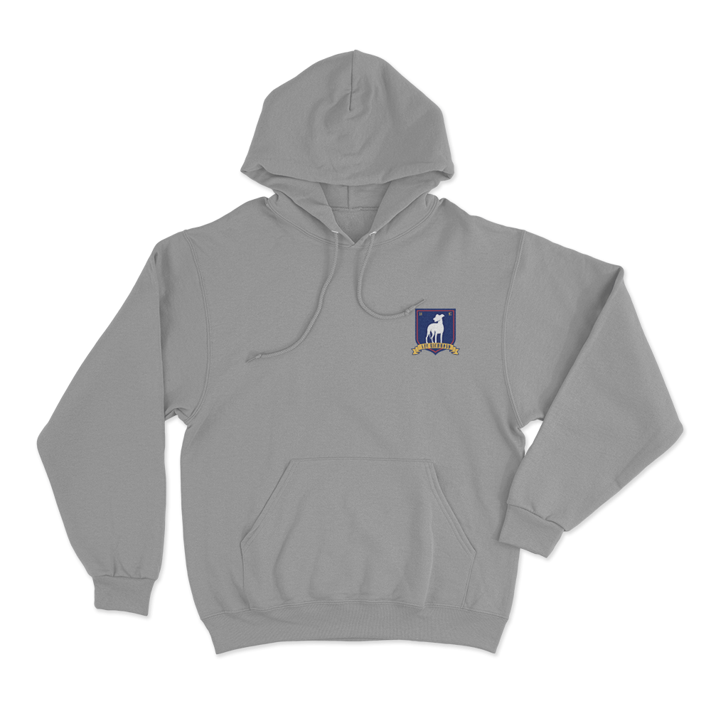 A.F.C Richmond Crest Unisex Hoodie Grey A.F.C Richmond Crest Unisex Hoodie Grey