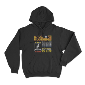 A.F.C. Richmond Futbol Is Life Unisex Hoodie Black