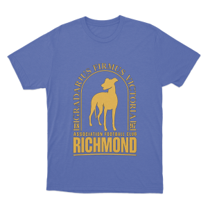 AFC Richmond Football Club Unisex T Shirt Blue
