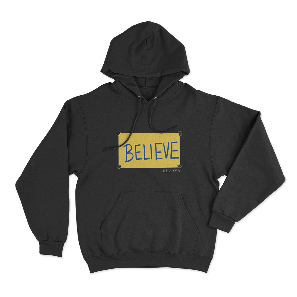 Believe Unisex Hoodie Black Believe Unisex Hoodie Black
