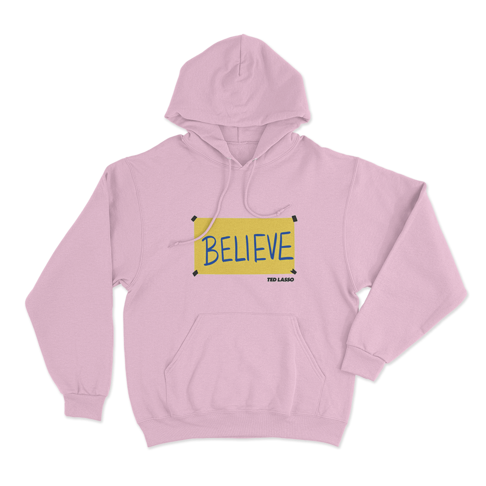 Believe Unisex Hoodie Pink Believe Unisex Hoodie Pink