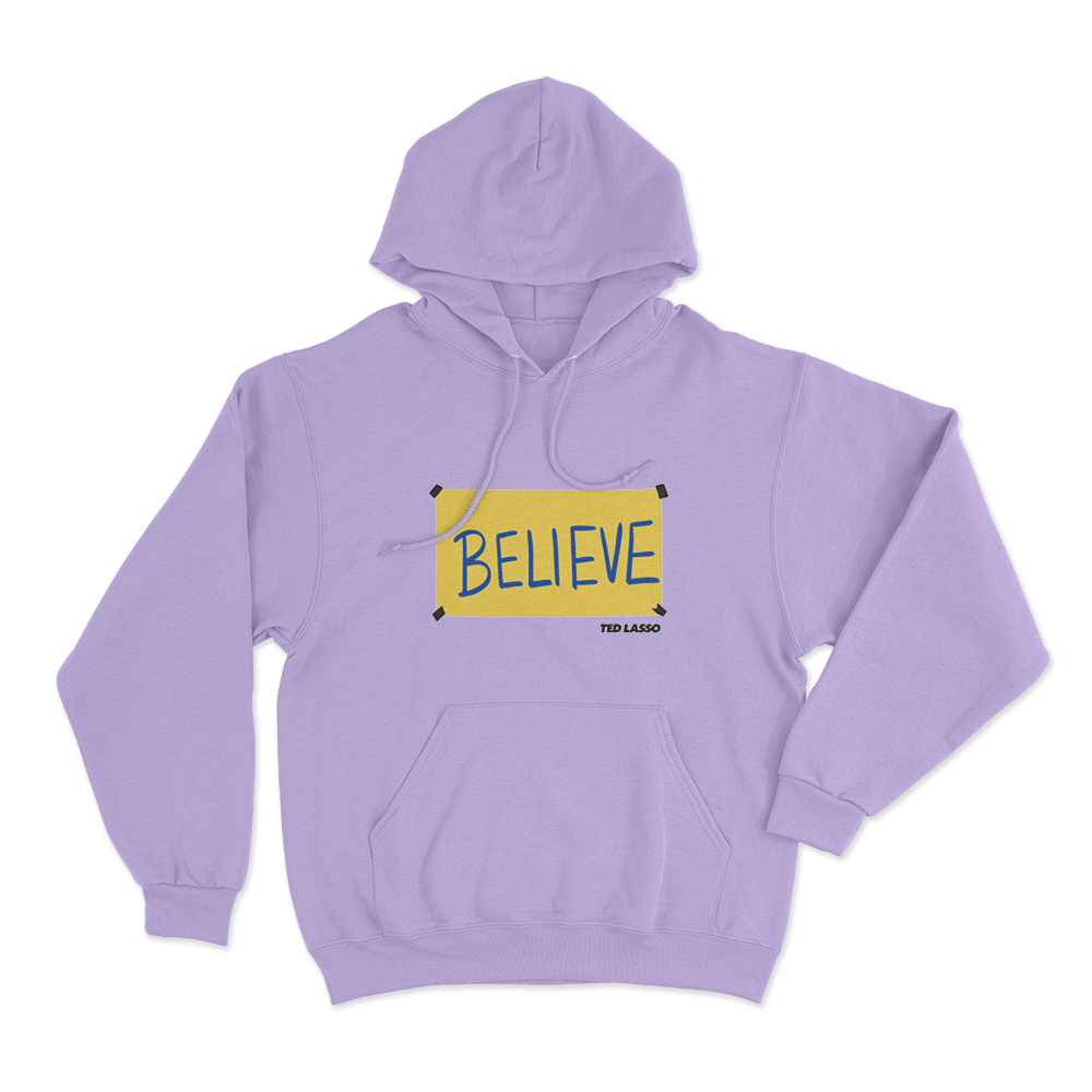Believe Unisex Hoodie Purple Believe Unisex Hoodie Purple