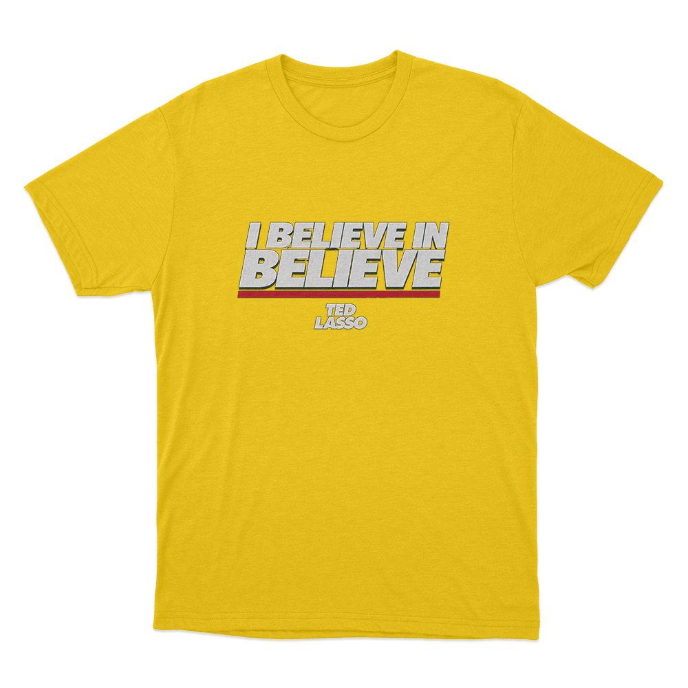 I Believe In Believe Unisex T Shirt Yellow I Believe In Believe Unisex T Shirt Yellow