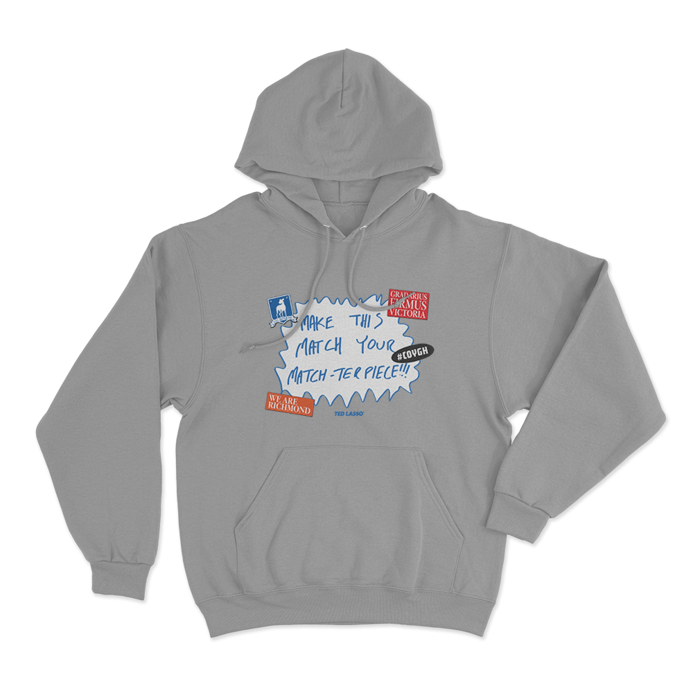 Make This Match Your Match-Terpiece Unisex Hoodie Grey Make This Match Your Match Terpiece Unisex Hoodie Grey