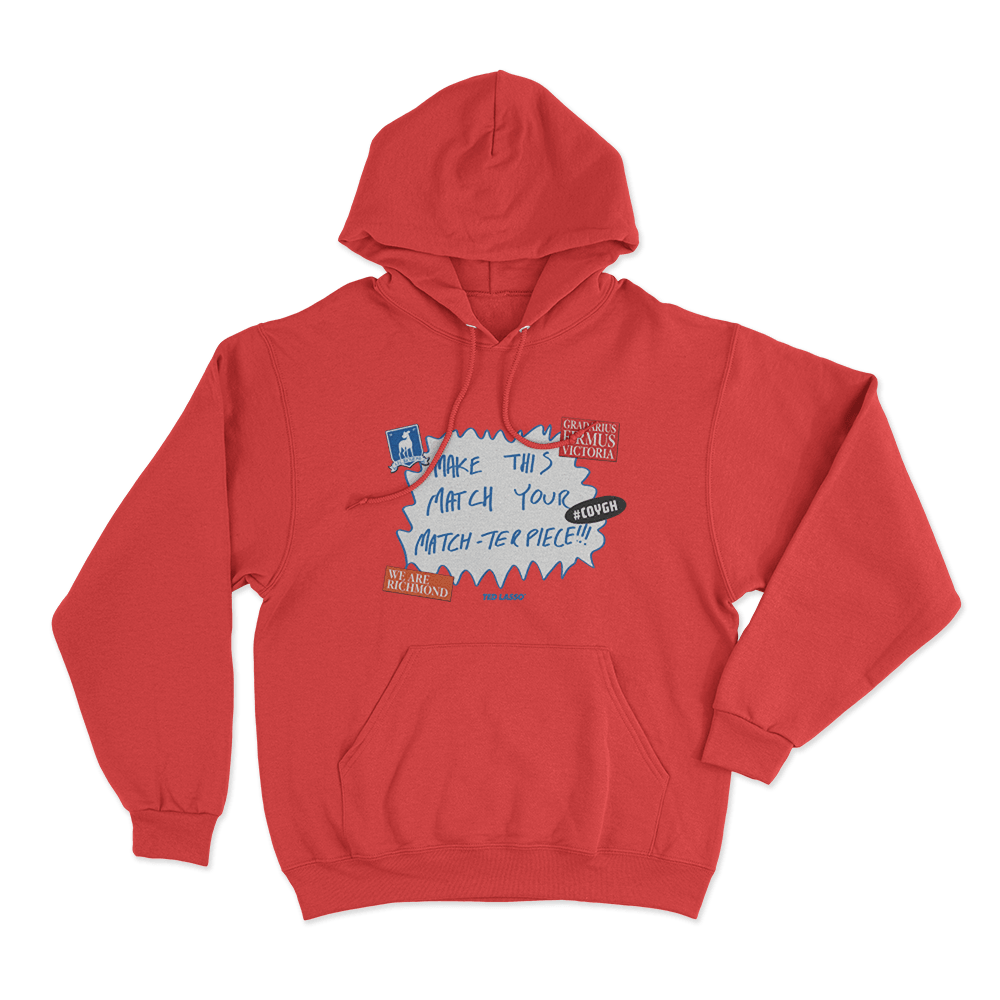 Make This Match Your Match-Terpiece Unisex Hoodie Red Make This Match Your Match Terpiece Unisex Hoodie Red