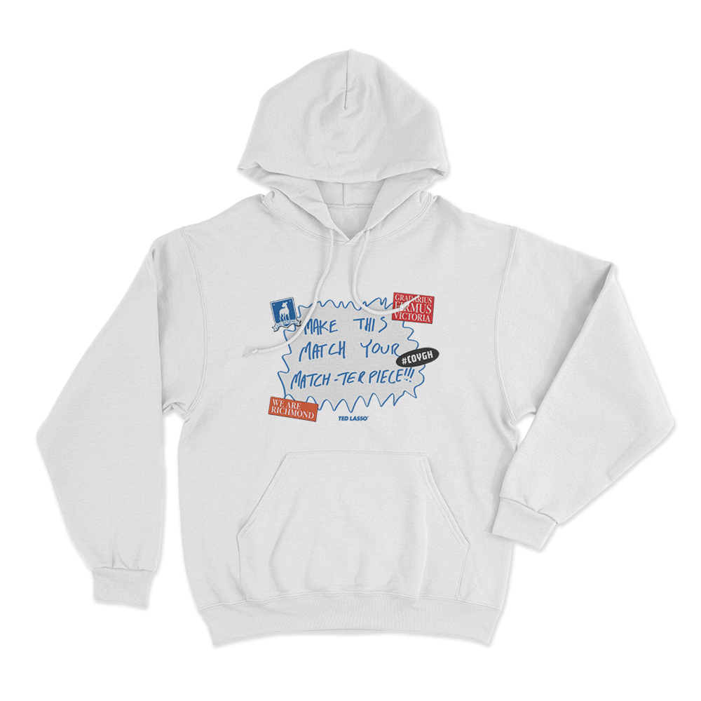 Make This Match Your Match-Terpiece Unisex Hoodie White Make This Match Your Match Terpiece Unisex Hoodie White