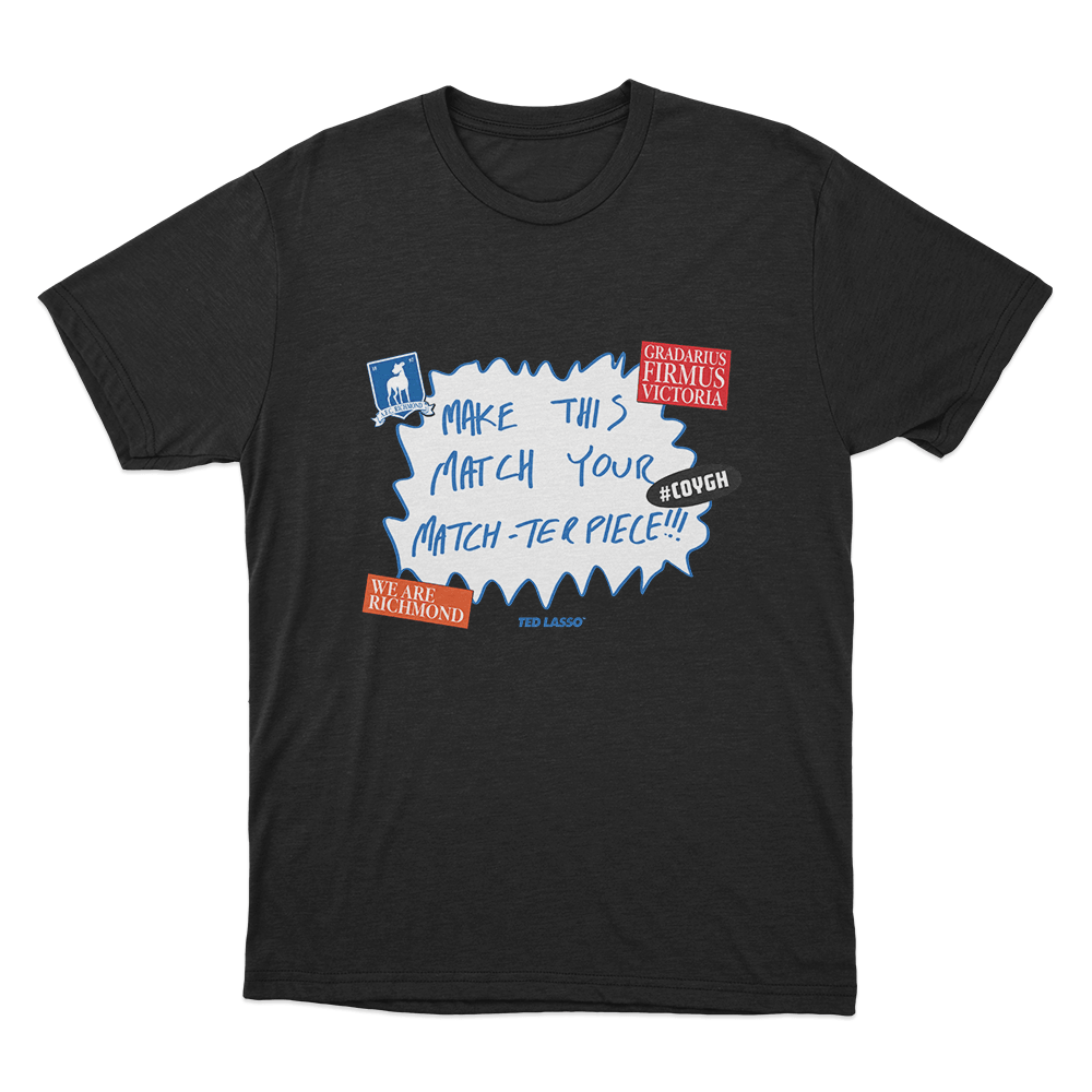 Make This Match Your Match-Terpiece Unisex T Shirt Black Make This Match Your Match Terpiece Unisex T Shirt Black
