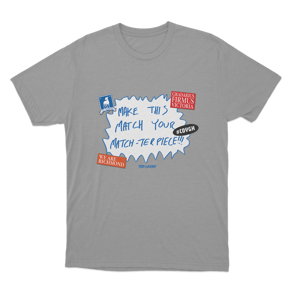 Make This Match Your Match-Terpiece Unisex T Shirt Grey Make This Match Your Match Terpiece Unisex T Shirt Grey