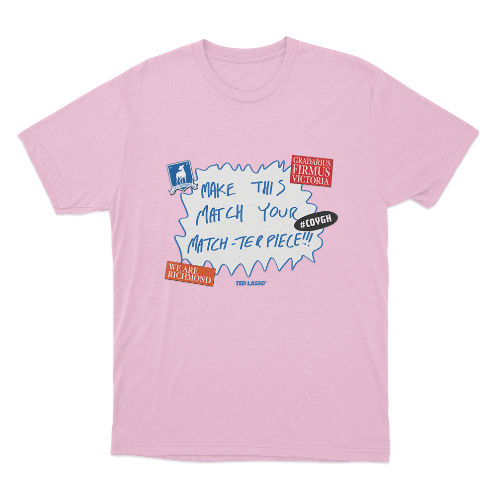 Make This Match Your Match-Terpiece Unisex T Shirt Pink Make This Match Your Match Terpiece Unisex T Shirt Pink