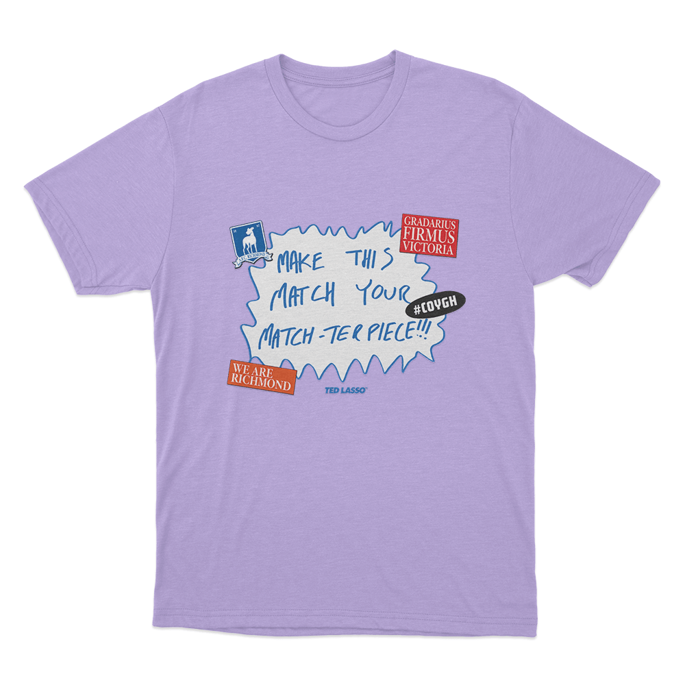 Make This Match Your Match-Terpiece Unisex T Shirt Purple Make This Match Your Match Terpiece Unisex T Shirt Purple
