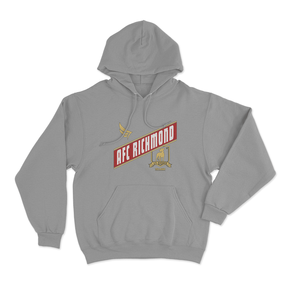 Ted Lasso AFC Richmond Logo Unisex Hoodie Grey Ted Lasso AFC Richmond Logo Unisex Hoodie Grey