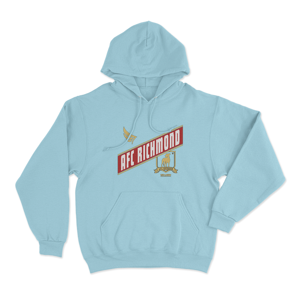 Ted Lasso AFC Richmond Logo Unisex Hoodie Sky Blue Ted Lasso AFC Richmond Logo Unisex Hoodie Sky Blue