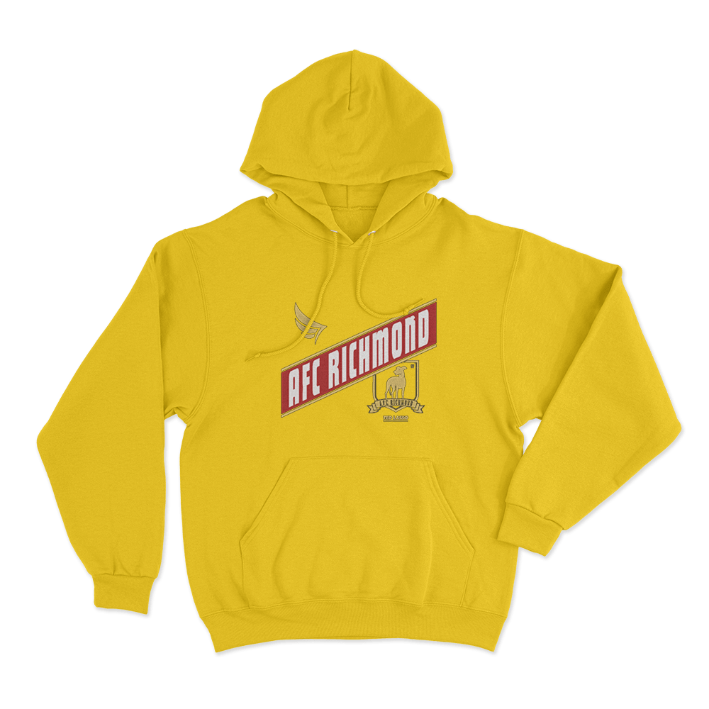 Ted Lasso AFC Richmond Logo Unisex Hoodie Yellow Ted Lasso AFC Richmond Logo Unisex Hoodie Yellow