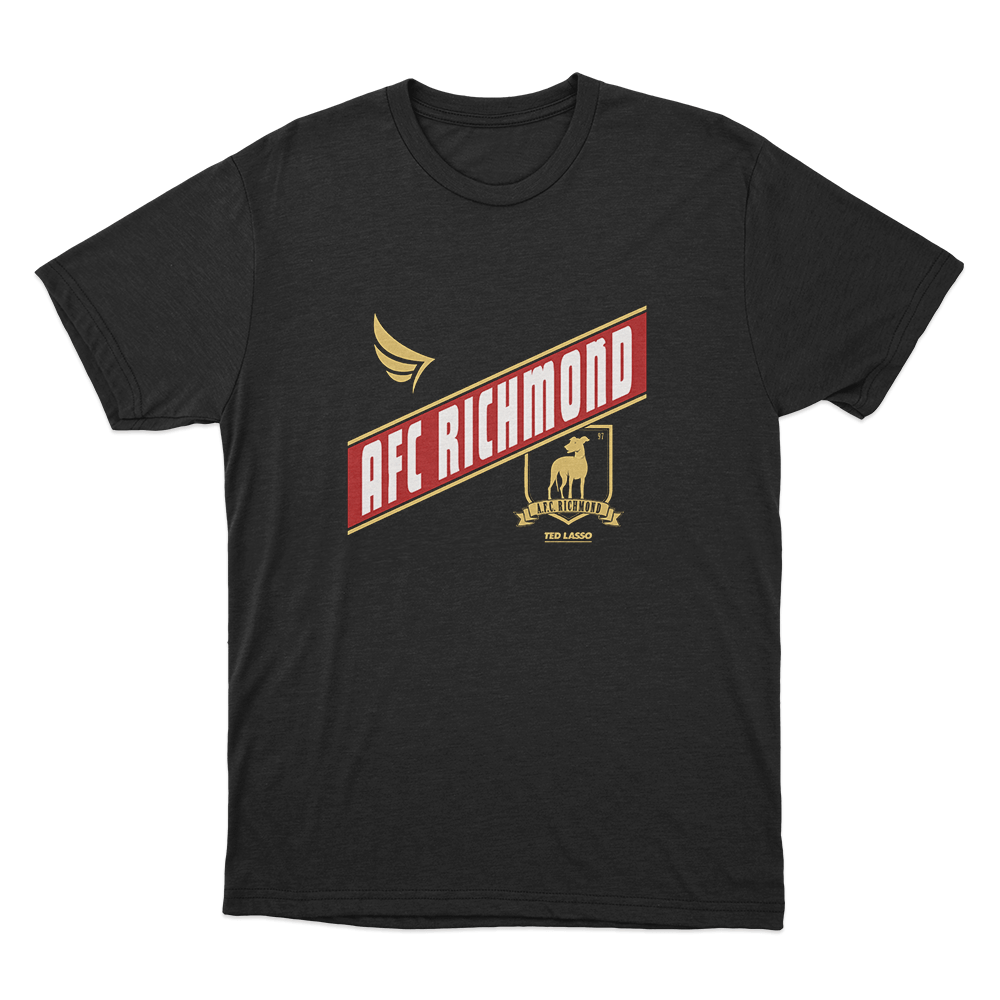 Ted Lasso AFC Richmond Logo Unisex T Shirt Black Ted Lasso AFC Richmond Logo Unisex T Shirt Black