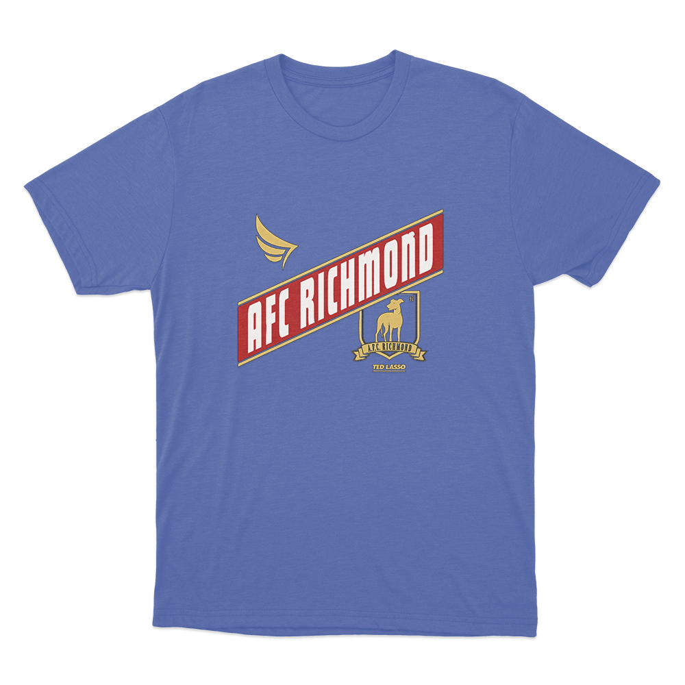 Ted Lasso AFC Richmond Logo Unisex T Shirt Blue Ted Lasso AFC Richmond Logo Unisex T Shirt Blue