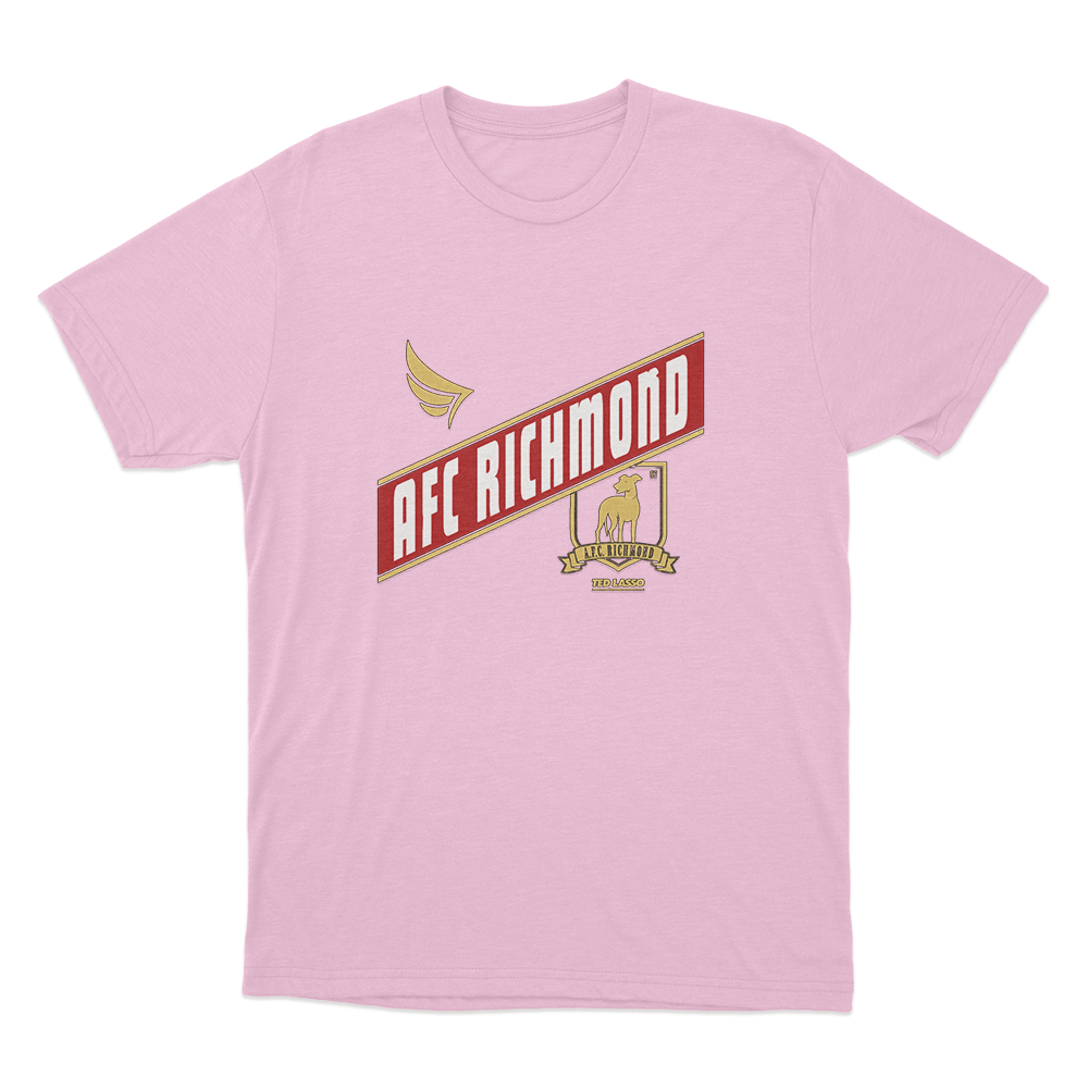 Ted Lasso AFC Richmond Logo Unisex T Shirt Pink Ted Lasso AFC Richmond Logo Unisex T Shirt Pink