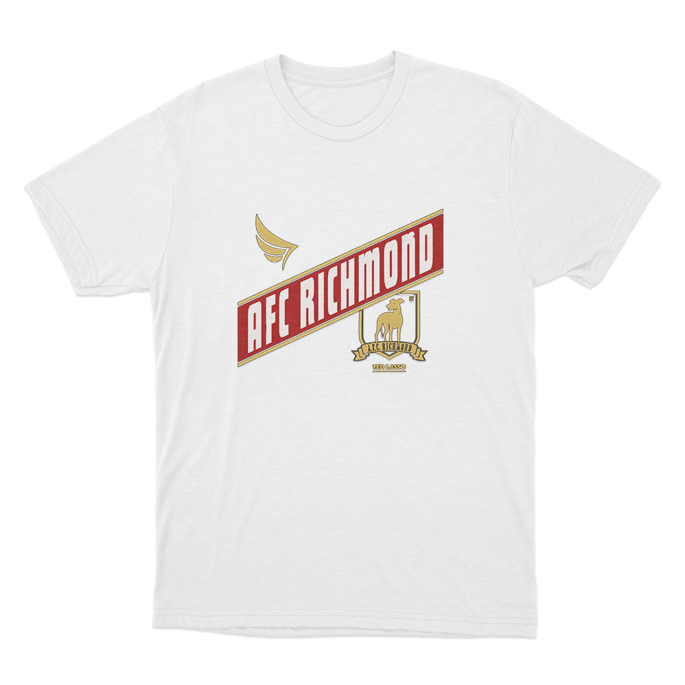 Ted Lasso AFC Richmond Logo Unisex T Shirt White Ted Lasso AFC Richmond Logo Unisex T Shirt White